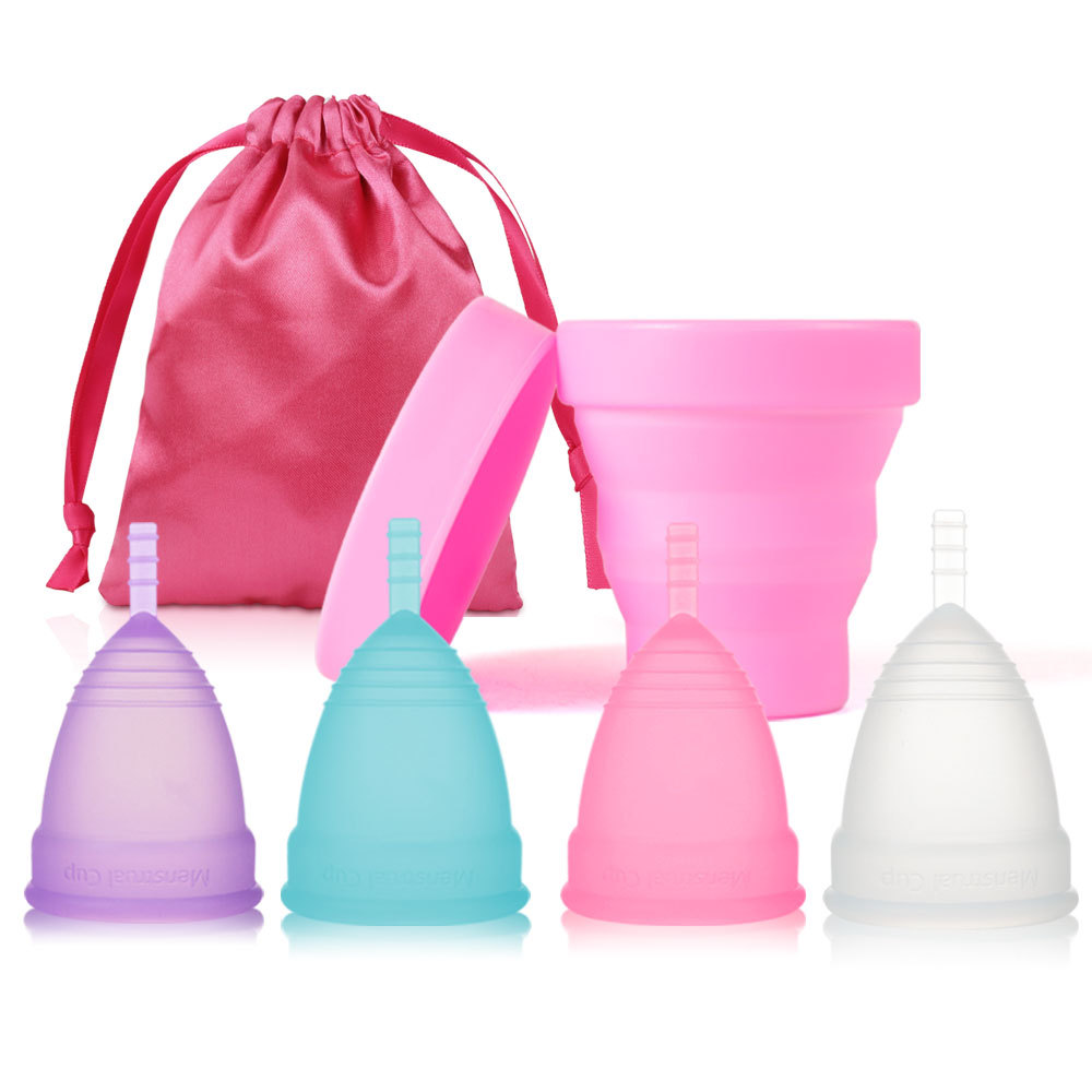 Menstrual Cup Silicone - Neue medizinische Qualität Silikon Menstruation tasse