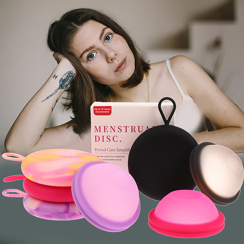 Menstrual Cup Silicone - Silikon-Menstruationstasse Menstruationsscheibe Damenhygiene Frauengesundheitspflege Perioden-Menstruationssammler Extra-Dünn