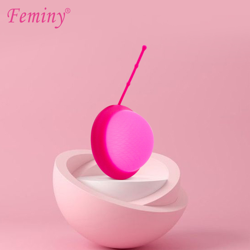 Menstrual Cup Silicone - Frauen Menstruations Disc Mit Entfernung String