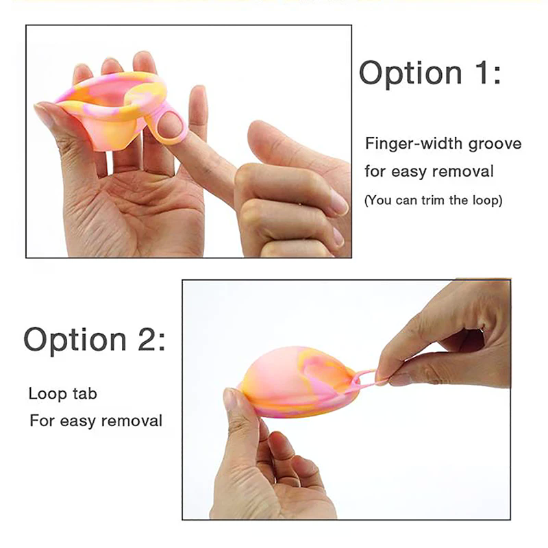 Menstruationskappe mit flachem – Menstrual Cup Silicone Bewertung und Preis