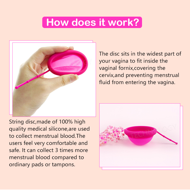 Weibliche Menstruationsscheibe – Menstrual Cup Silicone Bewertung und Preis