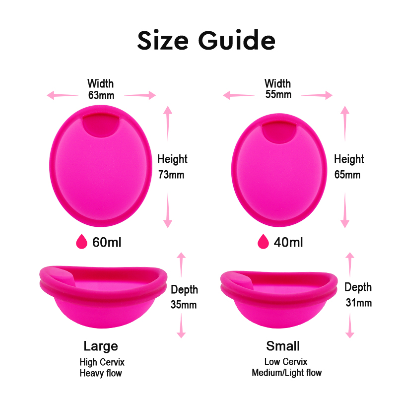 Menstruations-Sammelset mit St – Menstrual Cup Silicone Bewertung und Preis